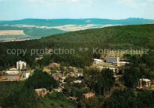 AK / Ansichtskarte Lippoldsberg Klinik und Rehazentrum Fliegeraufnahme Kat. Wahlsburg