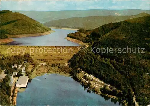 AK / Ansichtskarte Harz Region Soesetalsperre Fliegeraufnahme