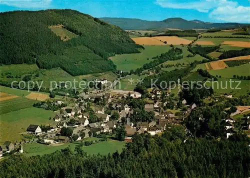 AK / Ansichtskarte Oberkirchen Sauerland Fliegeraufnahme Kat. Schmallenberg