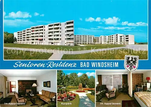 AK / Ansichtskarte Bad Windsheim Senioren Residenz Appartements Kurpark Kat. Bad Windsheim