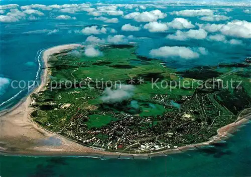 AK / Ansichtskarte Borkum Nordseebad Fliegeraufnahme Kat. Borkum