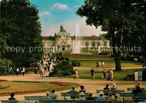 AK / Ansichtskarte Bad Oeynhausen Kurhaus mit Wasserspielen  Kat. Bad Oeynhausen