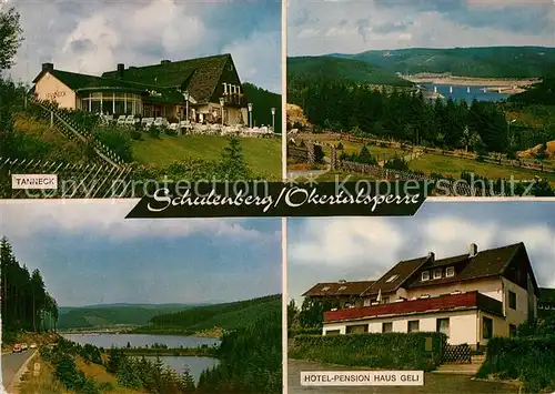 AK / Ansichtskarte Schulenberg Oberharz Okertalsperre Hotel Pension Haus Geli Tanneck Kat. Schulenberg im Oberharz