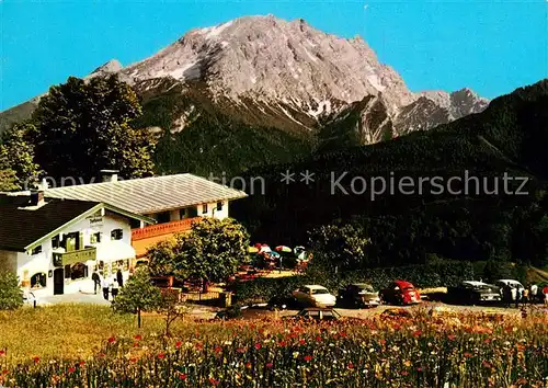 AK / Ansichtskarte Ramsau Berchtesgaden Berggasthof Pension Zipfhaeusl Kat. Ramsau b.Berchtesgaden