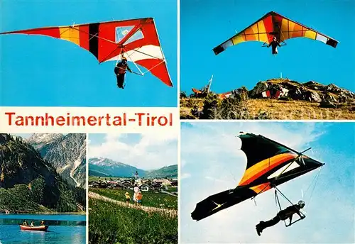 AK / Ansichtskarte Drachenflug Drachenflugzentrum Tannheimertal Tirol Kat. Flug