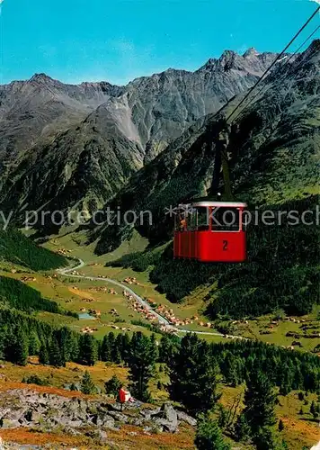 AK / Ansichtskarte Seilbahn oetztaler Gletscherbahn Soelden Kat. Bahnen