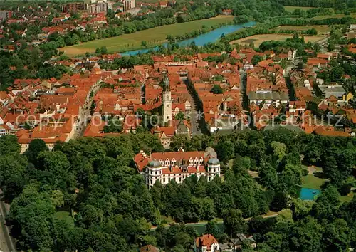 AK / Ansichtskarte Celle Niedersachsen Fliegeraufnahme mit Schloss Stadtkern Kat. Celle