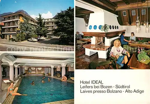 AK / Ansichtskarte Leifers Laives Suedtirol Hotel Ideal Schwimmbad Kat. Bozen Suedtirol