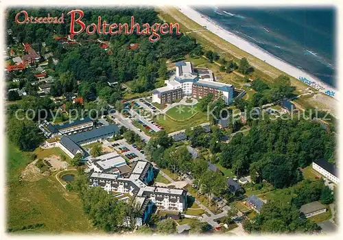 AK / Ansichtskarte Boltenhagen Ostseebad Fliegeraufnahme Strandklinik Kat. Ostseebad Boltenhagen