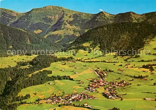 AK / Ansichtskarte Steibis Fliegeraufnahme Hochgrat Kat. Oberstaufen