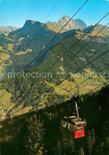 AK / Ansichtskarte Seilbahn Seiser Alpe Geisler Gruppe Alpe di Siusi Odle Kat. Bahnen
