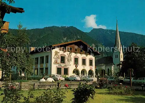 AK / Ansichtskarte Bayrischzell Haus des Gastes Kirche Hoehenluftkurort Kat. Bayrischzell