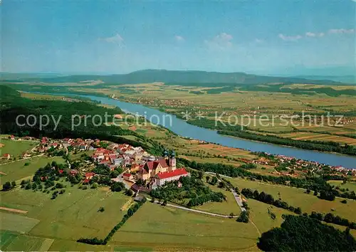 AK / Ansichtskarte Maria Taferl mit Marbach an der Donau Fliegeraufnahme Kat. Maria Taferl Donau