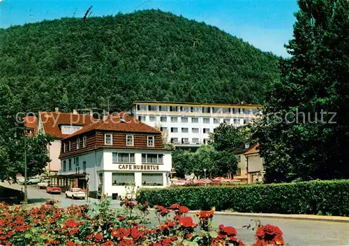 AK / Ansichtskarte Reinhardshausen Sanatorium Reinhardsquelle und Cafe Hubertus Kat. Bad Wildungen