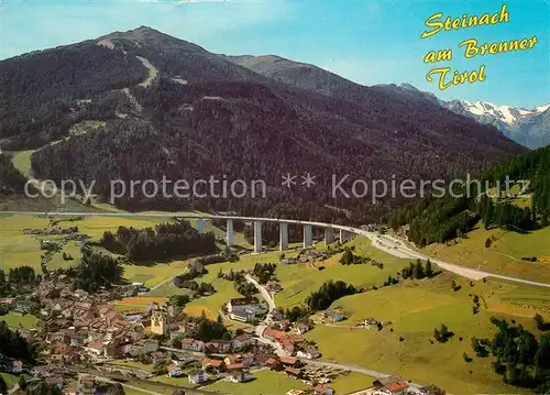 AK / Ansichtskarte Steinach Brenner Tirol Fliegeraufnahme Gschnitztalbruecke Kat. Steinach am Brenner