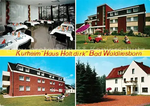 AK / Ansichtskarte Bad Waldliesborn Kurheim Haus Holtdirk Kat. Lippstadt