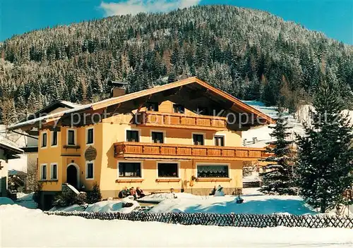 AK / Ansichtskarte Wagrain Salzburg Gaestehaus Pension Haus am Bach im Winter Kat. Wagrain