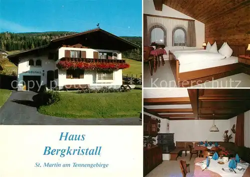 AK / Ansichtskarte St Martin Tennengebirge Gaestehaus Pension Bergkristall Kat. St Martin Tennengebirge