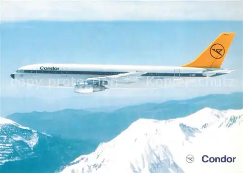 AK / Ansichtskarte Flugzeuge Zivil Condor Airbus A 300 B4 Flugzeuge Zivil Kat. Airplanes Avions