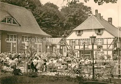 AK / Ansichtskarte Wernigerode Harz Konsum Grossgaststaette Storchmuehle Gartenrestaurant Wernigerode Harz Kat. Wernigerode