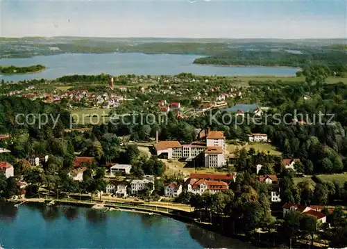 AK / Ansichtskarte Gremsmuehlen Fliegeraufnahme Partie am See Gremsmuehlen Kat. Malente Gremsmuehlen