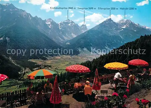 AK / Ansichtskarte Pinnistal Stubaital Blick von Jausenstation Vergoer Pinnistal Kat. Neustift im Stubaital