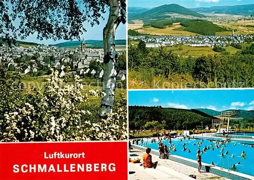 AK / Ansichtskarte Schmallenberg Panorama Freibad  Schmallenberg Kat. Schmallenberg