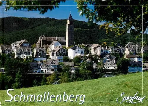 AK / Ansichtskarte Schmallenberg Panorama Kloster Turm Schmallenberg Kat. Schmallenberg