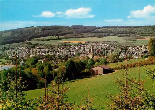 AK / Ansichtskarte Olsberg Sauerland Panorama Kirche Olsberg Sauerland Kat. Olsberg