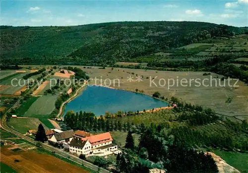 AK / Ansichtskarte Rieneck Fliegeraufnahme Gaestehaus Gut Duernhof Rieneck Kat. Rieneck