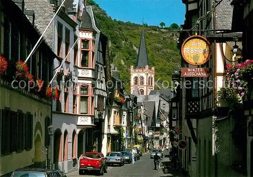 AK / Ansichtskarte Bacharach Rhein Oberstrasse Bacharach Rhein Kat. Bacharach