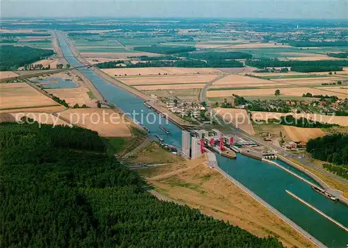 AK / Ansichtskarte Scharnebeck Lueneburg Schiffshebewerk Fliegeraufnahme Scharnebeck Lueneburg Kat. Scharnebeck