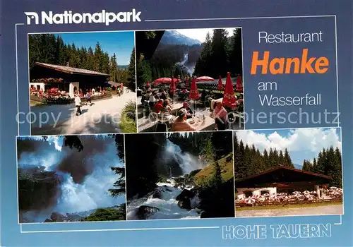 AK / Ansichtskarte Krimml Cafe Restaurant Hanke Wasserfall Nationalpark Krimml Kat. Krimml