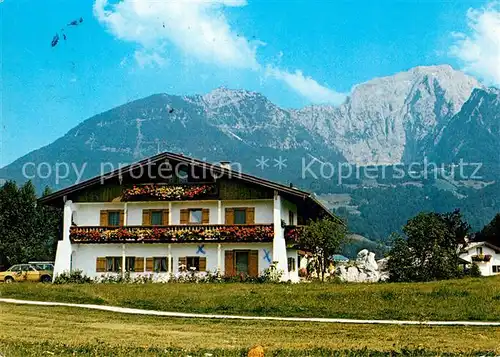 AK / Ansichtskarte Schoenau Berchtesgaden Bodnerlehen Kehlstein Goell Schoenau Berchtesgaden Kat. Berchtesgaden