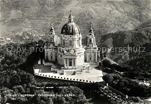 AK / Ansichtskarte Torino Superga Basilica dall aereo Torino Kat. Torino