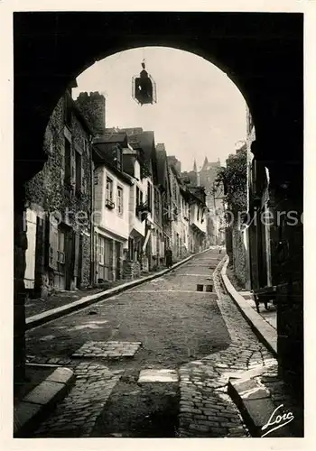 AK / Ansichtskarte Dinan Porte et Rue du Jerzual Dinan Kat. Dinan