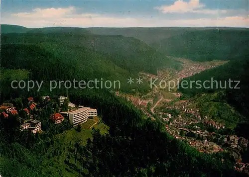 AK / Ansichtskarte Bad Wildbad Kurort im Schwarzwald Fliegeraufnahme Bad Wildbad Kat. Bad Wildbad