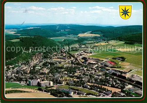 AK / Ansichtskarte Willingen Sauerland Heilklimatischer Kneipp Kurort Wintersportplatz Fliegeraufnahme Willingen Sauerland Kat. Willingen (Upland)