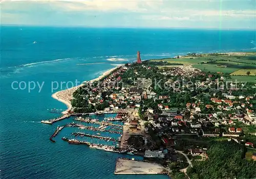 AK / Ansichtskarte Laboe Ostseebad mit Marine Ehrenmal Fliegeraufnahme Laboe Kat. Laboe