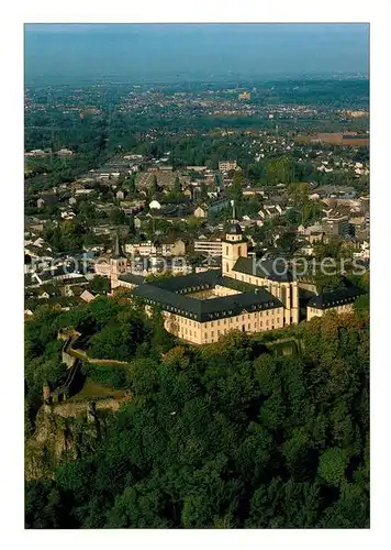 Siegburg Benediktinerabtei Michaelsberg Fliegeraufnahme Siegburg Kat. Siegburg