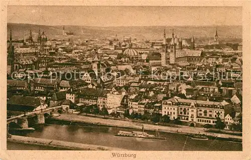 Wuerzburg Stadtblick Wuerzburg Kat. Wuerzburg