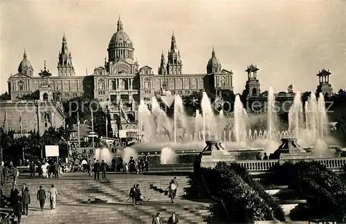 Barcelona Cataluna Parque Montjuich Palacio Nacional del Arte Barcelona Cataluna Kat. Barcelona