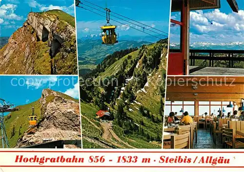 Seilbahn Hochgratbahn Steibis Allgaeu Seilbahn Kat. Bahnen