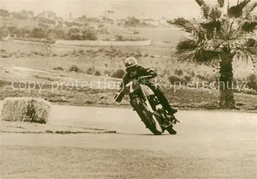 Motorrad Norton Hans Haldemann Casablanca 1949 Motorrad Kat. Zweiraeder