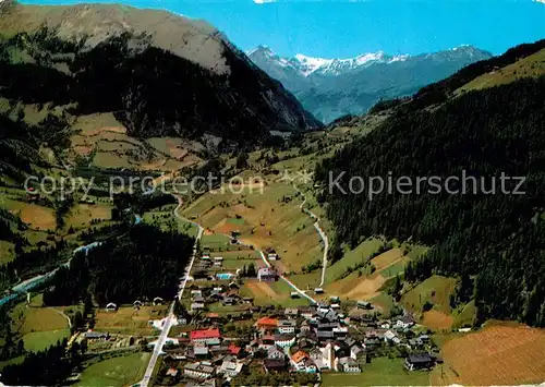 Doellach Kaernten Glocknerstrasse Moelltal Hohe Tauern Fliegeraufnahme Doellach Kaernten Kat. 