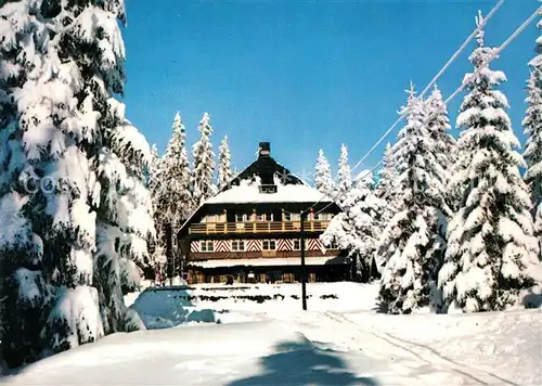 Seebach Ortenaukreis Darmstaedter Huette Winterimpressionen Skigebiet Schwarzwald Seebach Ortenaukreis Kat. Seebach