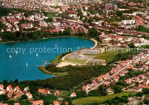 Eutin Eutiner See Naturpark Holsteinische Schweiz Fliegeraufnahme Eutin Kat. Eutin