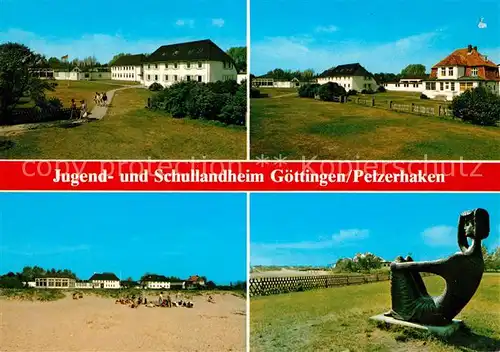 Pelzerhaken Jugendheim Schullandheim Goettingen Skulptur Pelzerhaken Kat. Neustadt in Holstein