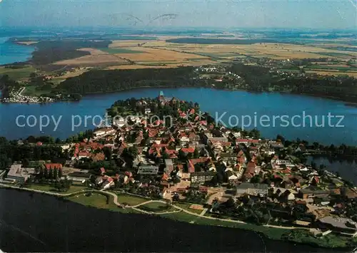 Ratzeburg Luftkurort Naturpark Lauenburgische Seen Fliegeraufnahme Ratzeburg Kat. Ratzeburg