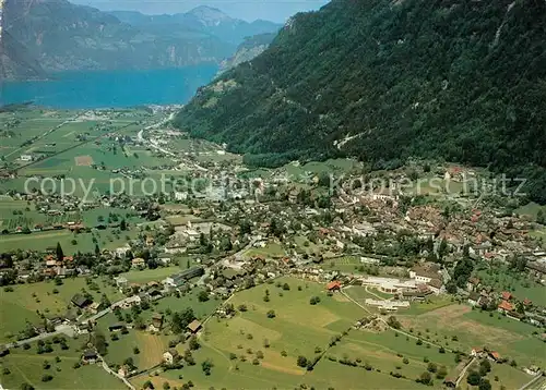 Altdorf SH Fliegeraufnahme Flueelen Vierwaldstaettersee Altdorf SH Kat. Altdorf SH